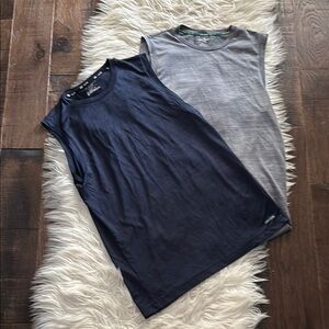 Navy and Gray Sleeveless Shirts Bundle